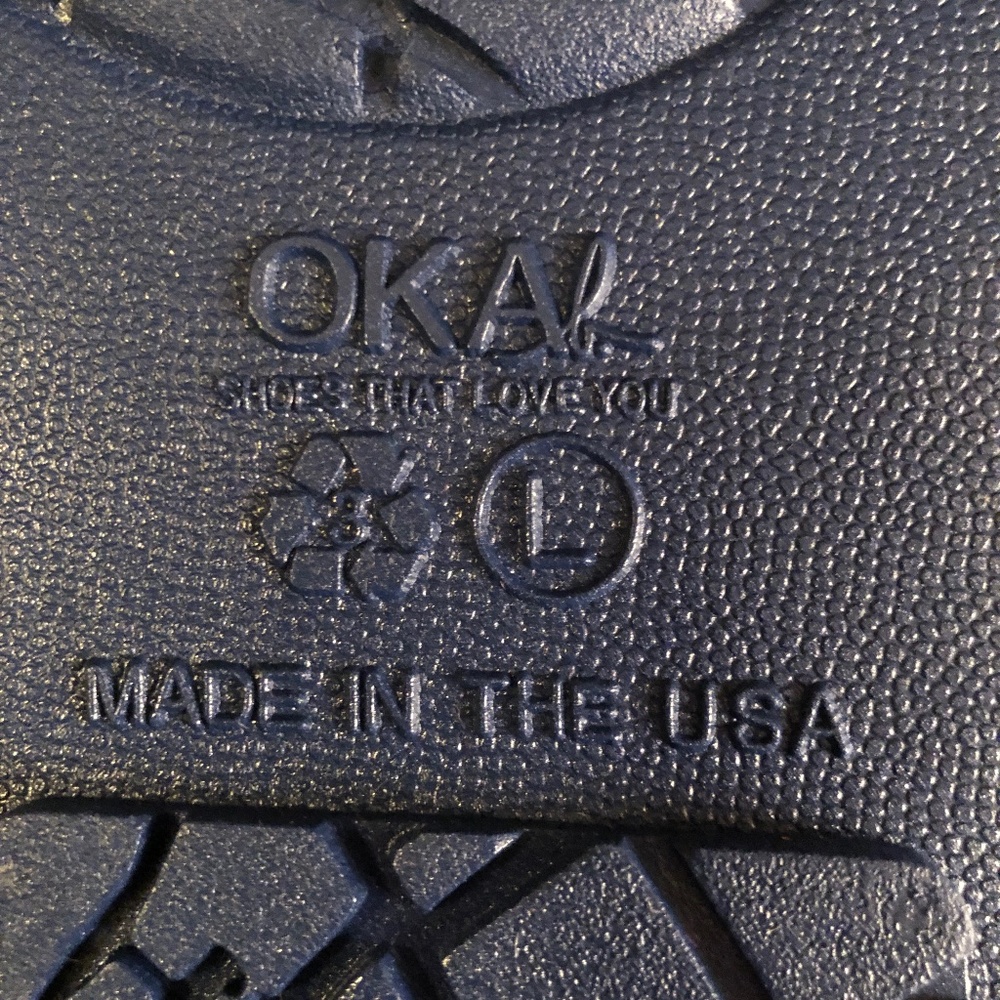 New Oka b Mercedes Benz blue flip flops - Picture 3 of 5